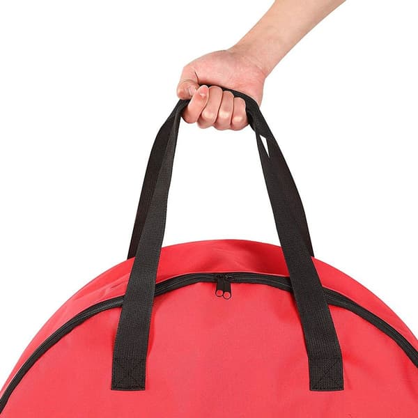 Christmas Wreath Storage Bag with Handles, Red KLB