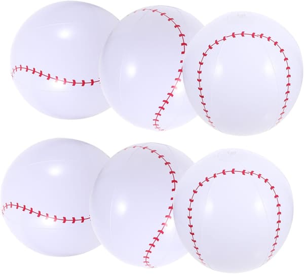 1 set uppblåsbara strandbollar pool med pump unik sportdesign