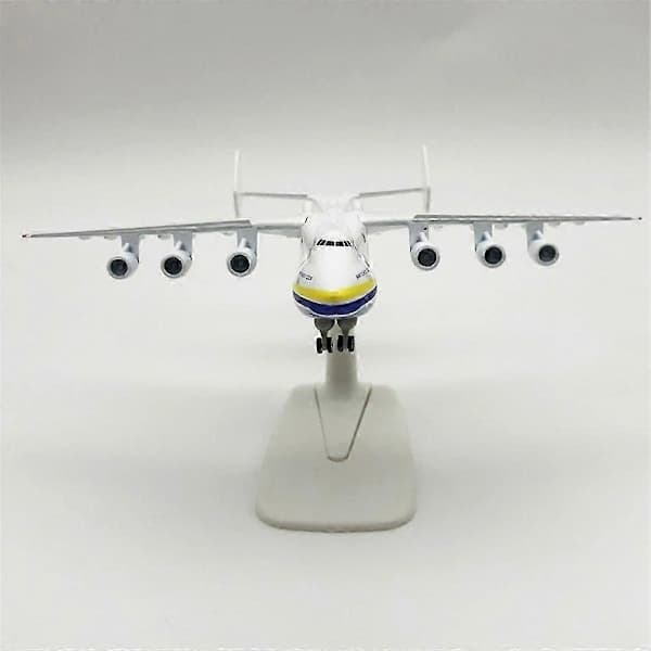 Metall Legering Antonov An-225 Mriya Flygplansmodell 1/400 Skala Replika Modell Flygplan Leksak för Samling