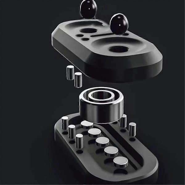 Uggla Fidget Rotate Slider Voksen Metall Angst Stresslindring Leker, antikk bronse