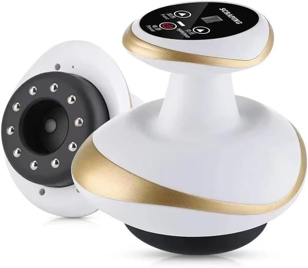 Elektrisk kropsmassager med varmeterapi, massageværktøj til cellulite og rygsmerter