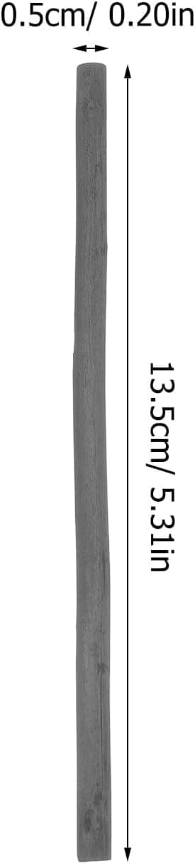 25 stk. pilekullpenner 4-5 mm tegneblyanter for kunstnere, studenter og skissering