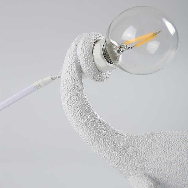 Warm White Chameleon Resin Wall Lamp (without bulb)