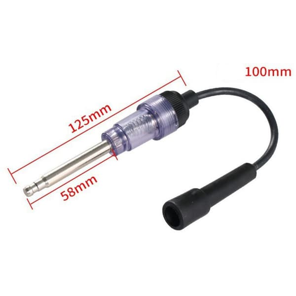 Ignition Tester, Ignition Spark Checker, Multifunctional Ignition Coil Tester for Small Car, Motorcycle, and Lawn Mower Engines