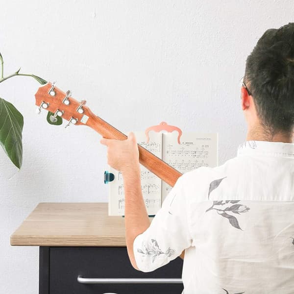 Musikbog Clip Sideholder - Metalplade til Noder, Bogside, Gylden Kogebogsside