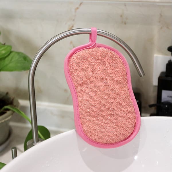 Kitchen Sponge, Microfiber Double-Sided Sponge, Reusable - Random Colors (10 pcs)