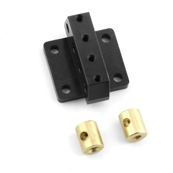 Metall Differensialsperre Hurtigklemmebrakett med Messingsøyle for 1/14 RC Traktor Lastebil Bil Oppgraderingsdeler