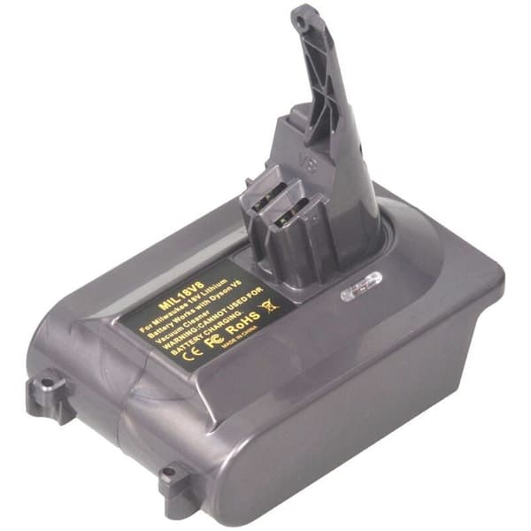 – 18V lithiumbatteriadapter til Dyson V7 støvsuger – Kompatibel med Makita-batterier – Erstatter originalbatteri