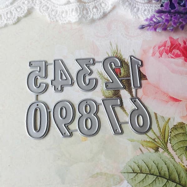 Number Metal Cutting Dies Stencil DIY Scrapbooking Embossing Paper Card Decor_tfrf