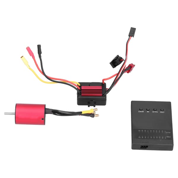 2838 3600KV 4P Brushless Motor+35A Brushless ESC+Programming Card for 1/14 1/16 RC Car