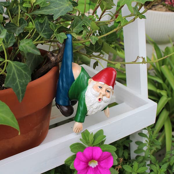 Funny Dwarf Pendant Ornament Miniature Landscape, Small Gnome Decoration
