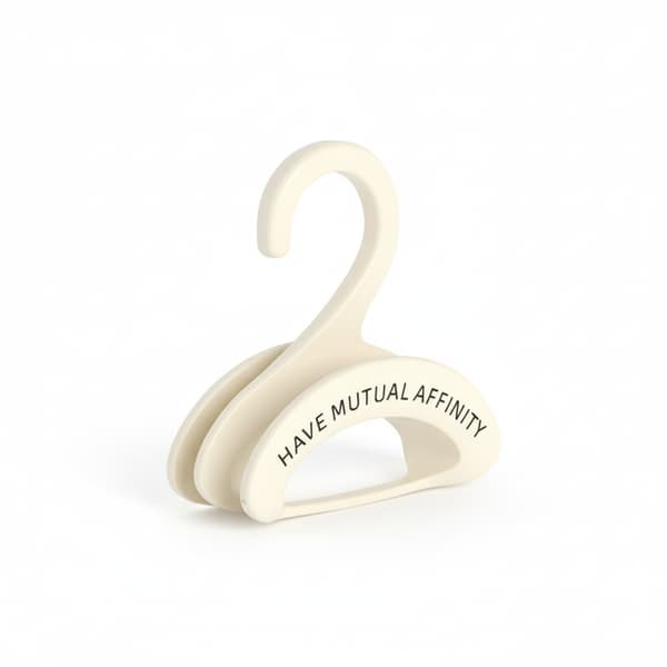 Multifunctional Bag Hook, Stackable Storage Hanger for Bags, Belts, Ties, Scarves, and Hats, Cream White, Closet Organizer