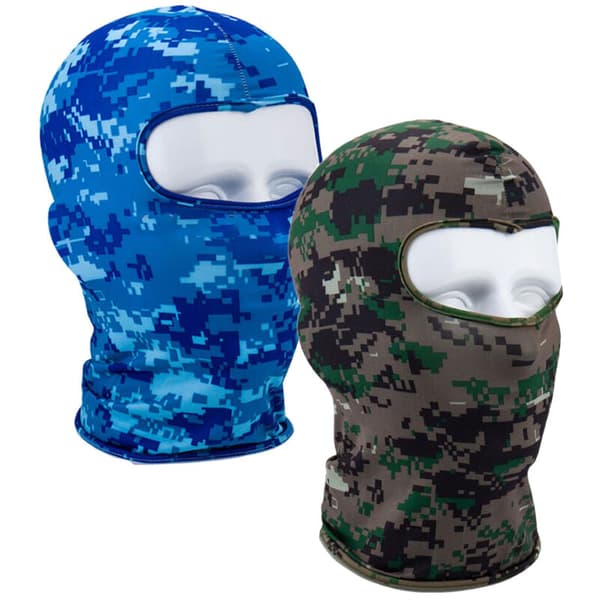 Udendørs tynd cykel ski maske camo digital grøn