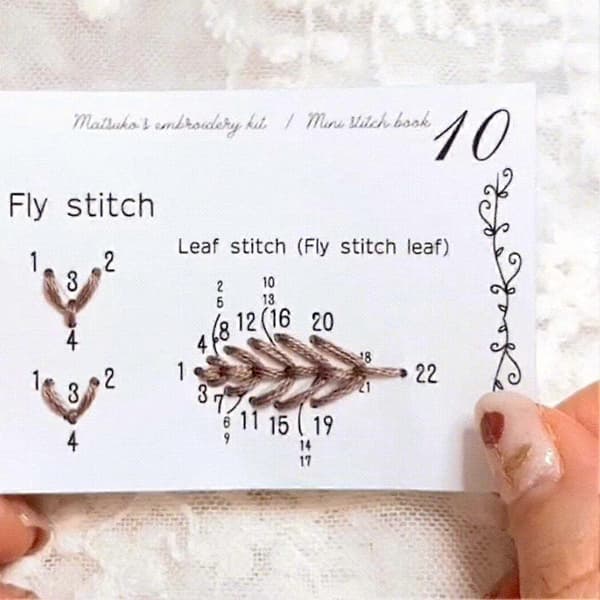 Creative Mini Sewing Book Stitch Practice - Creative Sewing Card Book Embroidery & Sewing Guide for Advanced Techniques (FMY) Default Default