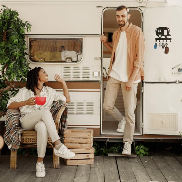 Camper Nøkkelholder Veggmontering - Liten 6 Tommer - Laget i USA; Camper Tilbehør