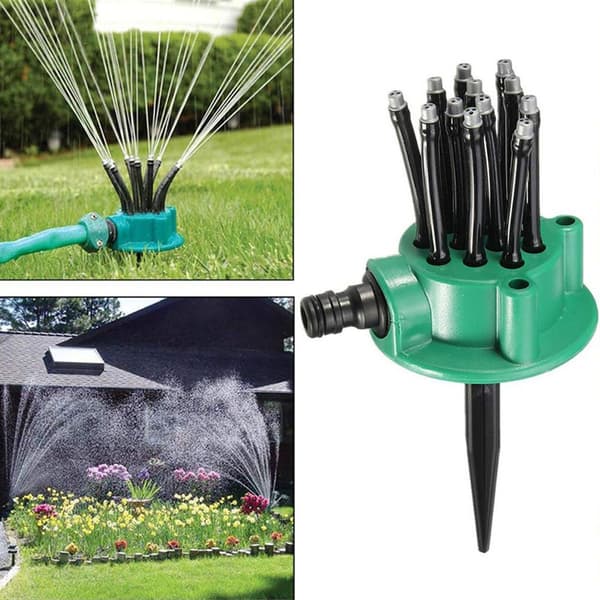 360 graders havesprinkler automatisk multihovedspreder haveredskab