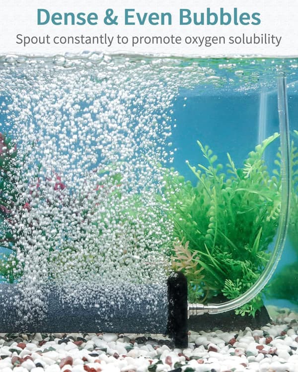 1-pack 20 cm akvarieluftsten cylinder för större luftpump bubbeldiffusor släppverktyg för dammcirkulationssystem och stora akvarier