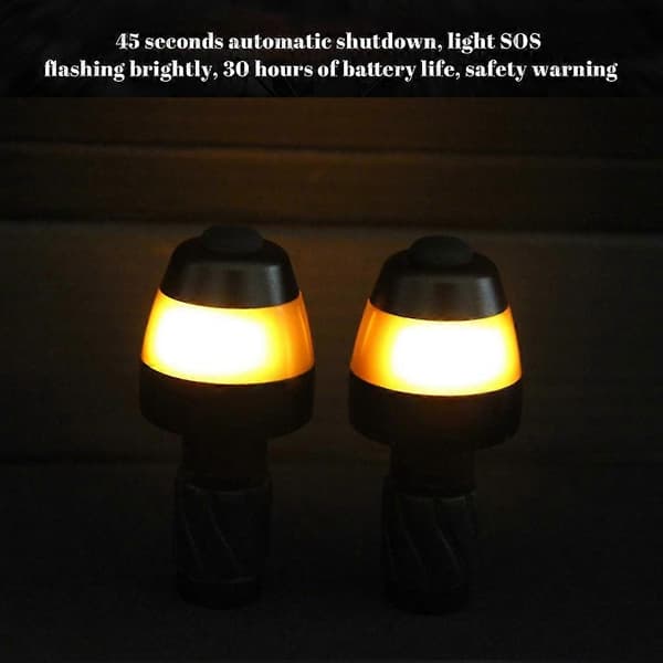 Vanntett Styrelampe Sykkel Baklys Blinklys Retningsindikatorlampe