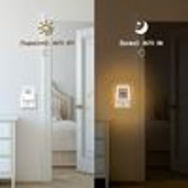 LED-nattlysuttak med bevegelsessensor, dimbar energibesparende baby KLB