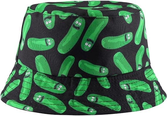 Unisex vendbar spandhat med tryk, dobbeltsidet bomuldssolhat, fiskerhat