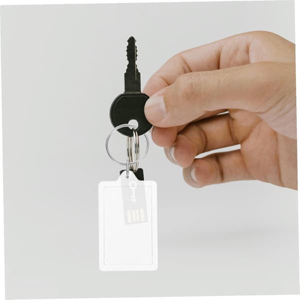 Fotoramme Nøglering Billedholder 16 stk Akryl Mini Tomme Nøgleringe