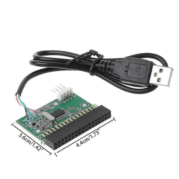1.44mb 3.5-tommer diskettedrevstik 34-ben til USB-kabeladapter PCB-kort, USB-disk til diskette A (FMY)