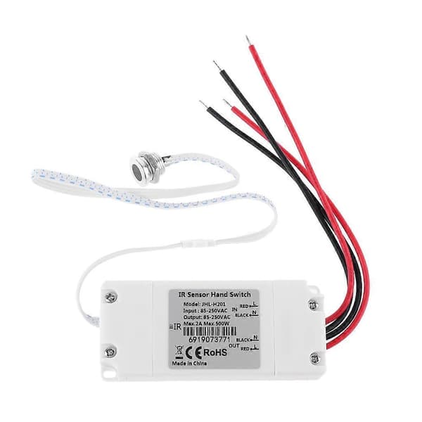 Belysning PIR Sensor Switch Belysning Infrarød tænd/sluk Bevægelsessensor til Garderobe (FMY)