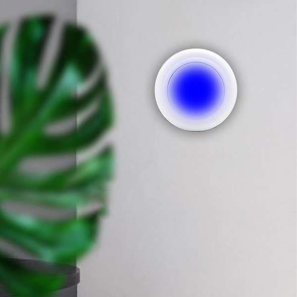 Night light with 16 colors, replaceable LED puck lights, battery operated, dimmable, under cabinet lighting, wireless, with 2 remote controls and timer 3 pcs 3 pcs