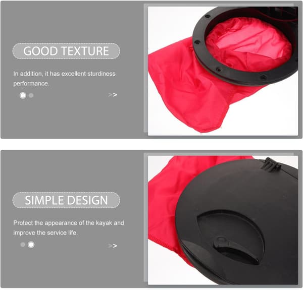 Kajaklukedeksel for padling Enkel å installere og designe