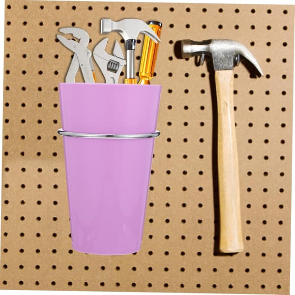 5 st Peg Board Burkkrokar Runda Krokar Pegboard Tillbehör Metall Peg Board Kopphängare