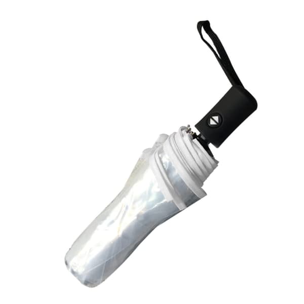 Transparent Automatic Umbrella - Triple Trendy Transparent Travel Umbrella, 1 pc
