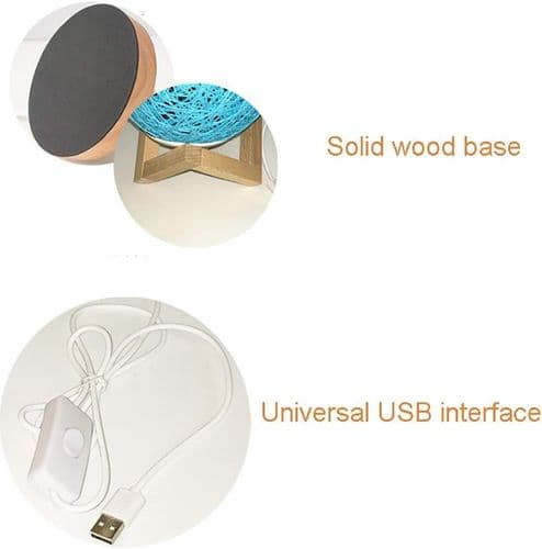 3D Moon Lamp, Full Moon Lamp, LED Night Light, Modern Lamp [16 Colors]