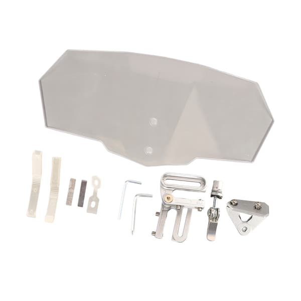 Motorcycle Clear Windshield High Clarity Impact Resistant Universal Windshield for Motorcycles Transparent