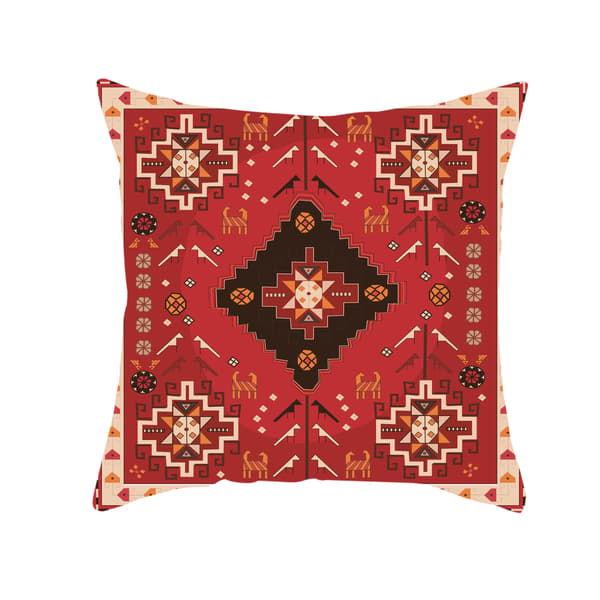 Set med 4 dekorativa kuddfodral 45x45 dekorativt örngott