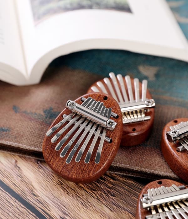 8-Tons Mini Thumb Piano, Kalimba Solid Wood Finger Piano - Drop