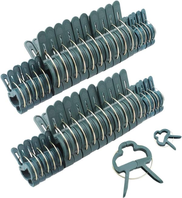 60 Pcs Plant Clips, Tomato Clips, Garden Clips, Tomato Clips (2 Sizes)