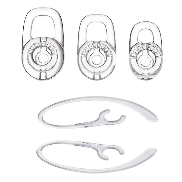 10x Silikone ørepropper med 360 graders roterende ørekrog til Plantronics M70