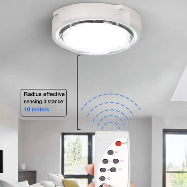 Solar Ceiling Light Wall Lamp Waterproof IP67 Hanging Ceiling Light Solar LED 20W YYV