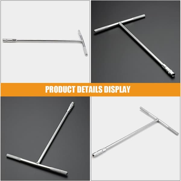 Portable T-handle Socket Wrench Metal Lightweight T-shaped Tool