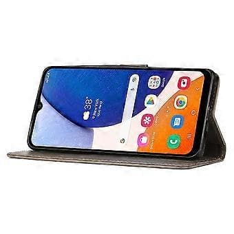 Til Samsung Galaxy S24 FE Etui PU Læder Pung Etui med Rem Style H Style H