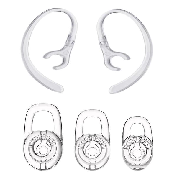 10x Silikone ørepropper med 360 graders roterende ørekrog til Plantronics M70