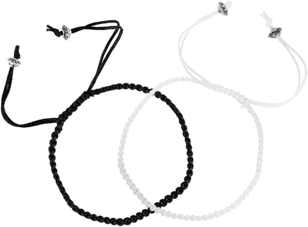 Matchande parrep armband flätad trådpar för dejter