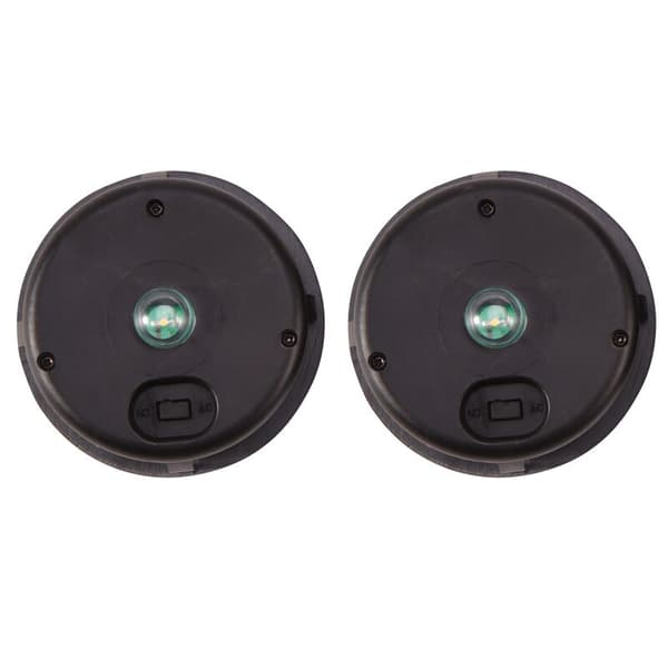 6 stk. solcelleudskiftning rund LED-lysboks solcellebatteriboks solcellebatterioplader -Ion