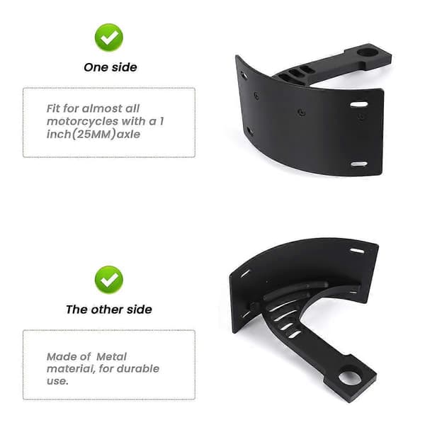 Motorsykkel Aksel Sidemontert Skiltplateholder For_tfrf