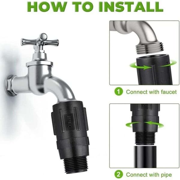 -25psi Pressure Regulators Drip Irrigation System Reducer Low Flow Valve Irrigation Pressure Reducer Irrigation System Regulator Accessories