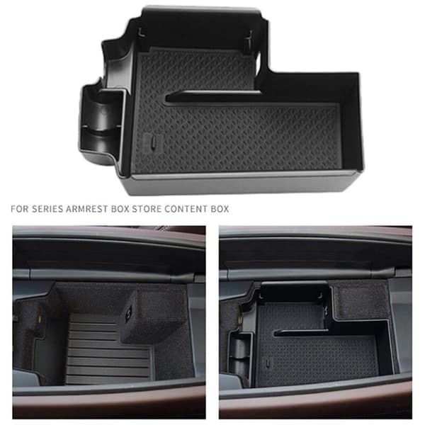 Bilens centrala armstödslåda för 5-serien G30 G31 2020 2021 Center Console Organizer Förvaring