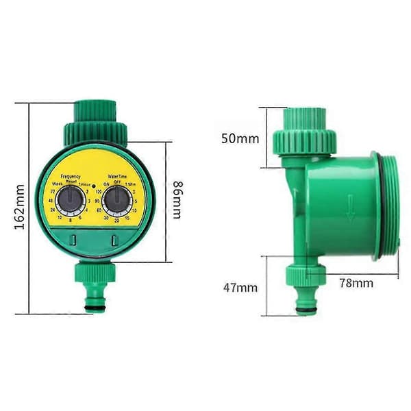 Automatic Watering Timer, Programmable Digital Hose Faucet Intelligent Timer Sprinkler Irrigation System Controller For Garden Yard Lawn Flow