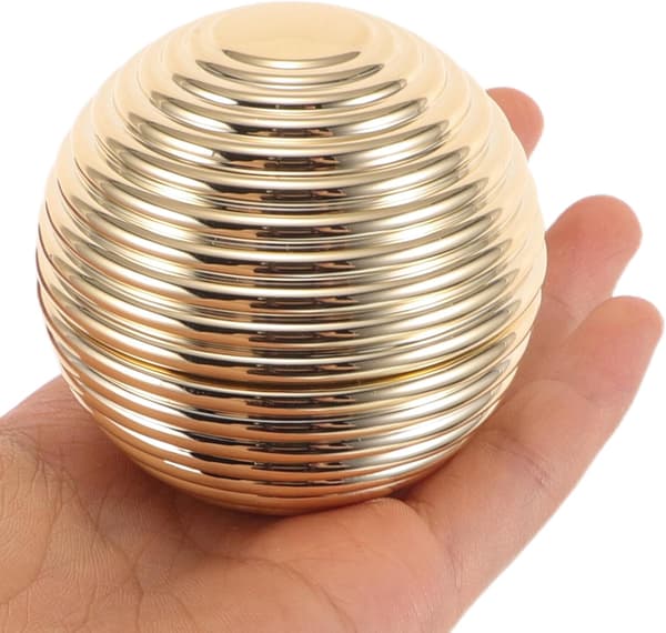 30g Akryl Guld Resekrämburk, Påfyllningsbar Läckagesäker Burk