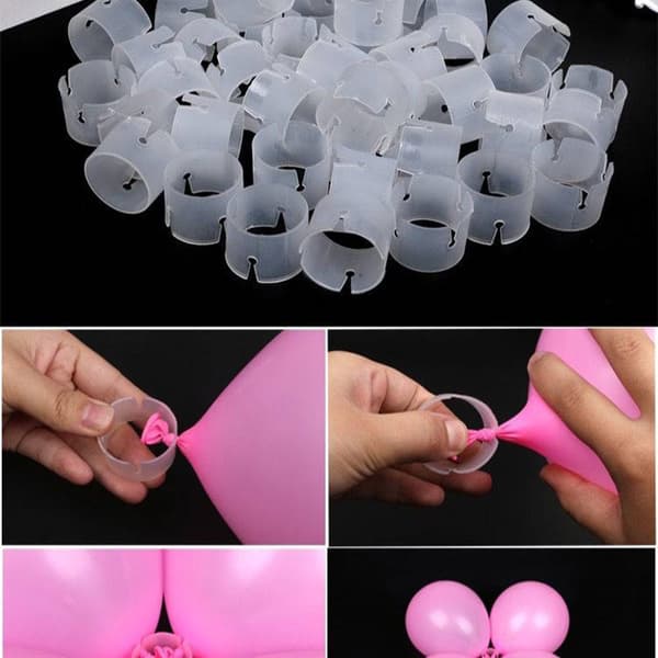 50 st Ballongbågekopplingar, Ballongbågekopplingar Clip Ring
