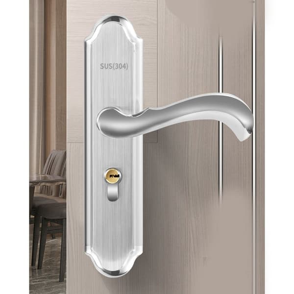 Stainless Steel Handle Door Lock, Mechanical, Magnetic KLB